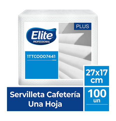 Servilleta Elite Extrablanca Cafetería x100