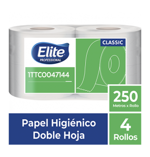 Papel Higiénico Elite Jumbo DH Natural 4 x 250 mts 1TTCO047144