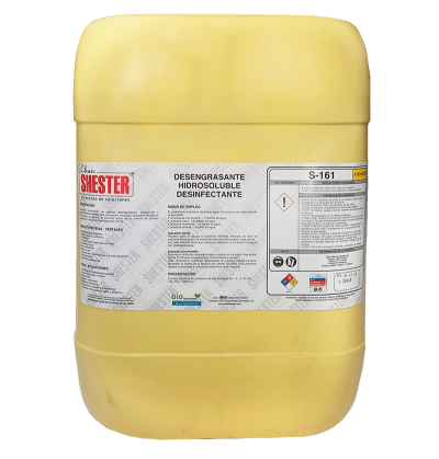 Desengrasante hidrosoluble desinfectante S161 Clean Shester