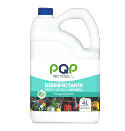 Desinfectante Orgánico Para Alimentos PQP 4L