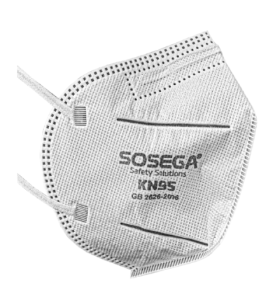 MASCARILLA PLEGABLE BLANCA KN95 SOSEGA 130775