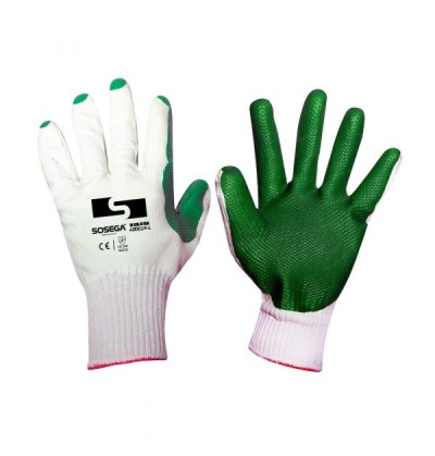 Guantes De Hilaza Latex LaminadoBuilder SOSEGA talla 9 400019