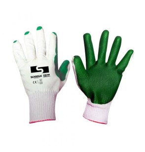 Guantes De Hilaza Latex LaminadoBuilder SOSEGA talla 9 400019