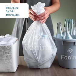 bolsa de basura blanca fonina