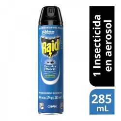 Raid mata moscas y mosquitos - Insecticida Aerosol - 285 ml