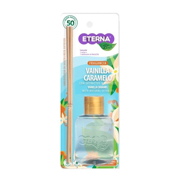 Ambientador de Varitas - 40 ML X 1 - Vainilla Caramelo - ETERNA