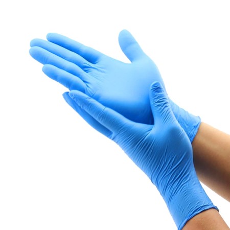 Guantes de nitrilo azul - Vitalmedic x 100