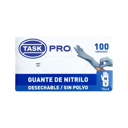 Guantes de nitrilo azul - Task x 100 und