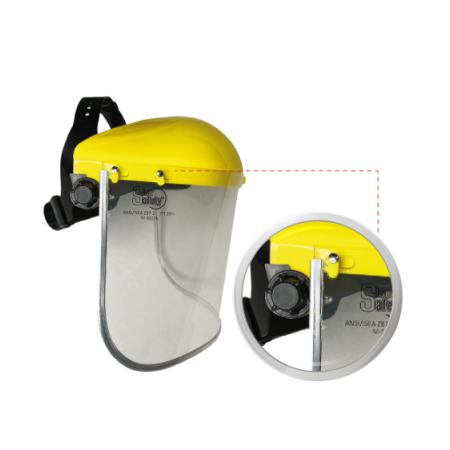 Careta de esmerilar visor policarbonato - Siso Safety