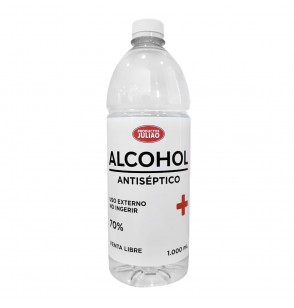 Alcohol antiséptico 70% - 1000 ml JULIAO